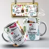 Caneca Personalizada Estética Veterinária - Ilustrações Divertidas de Bichinhos em Cerâmica de Alta Qualidade
