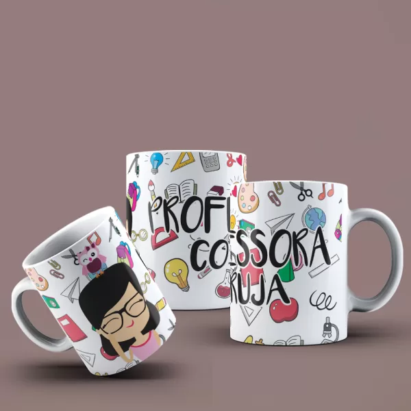 Caneca Personalizada Professora - Celebre a Criatividade e o Amor pela Educação